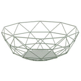 Cestina Frutta Kitchen Box 28x28x10 cm Verde Salvia in Ferro – Montemaggi