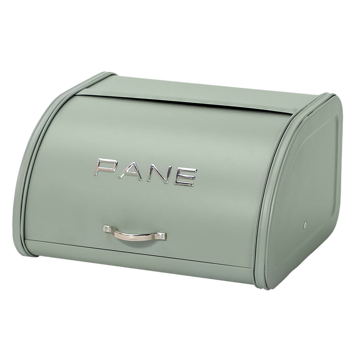Kitchen Portapane in Metallo Verde Salvia 30x26x17 cm - Montemaggi