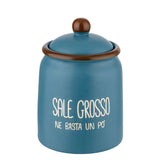 Barattolo Sale Grosso COLORS Montemaggi in Stoneware 11x16 cm