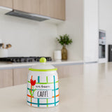 Barattolo Caffè Stoneware Life Style ø11x16 cm - Montemaggi