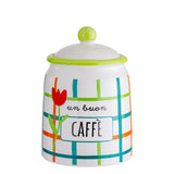 Barattolo Caffè Stoneware Life Style ø11x16 cm - Montemaggi