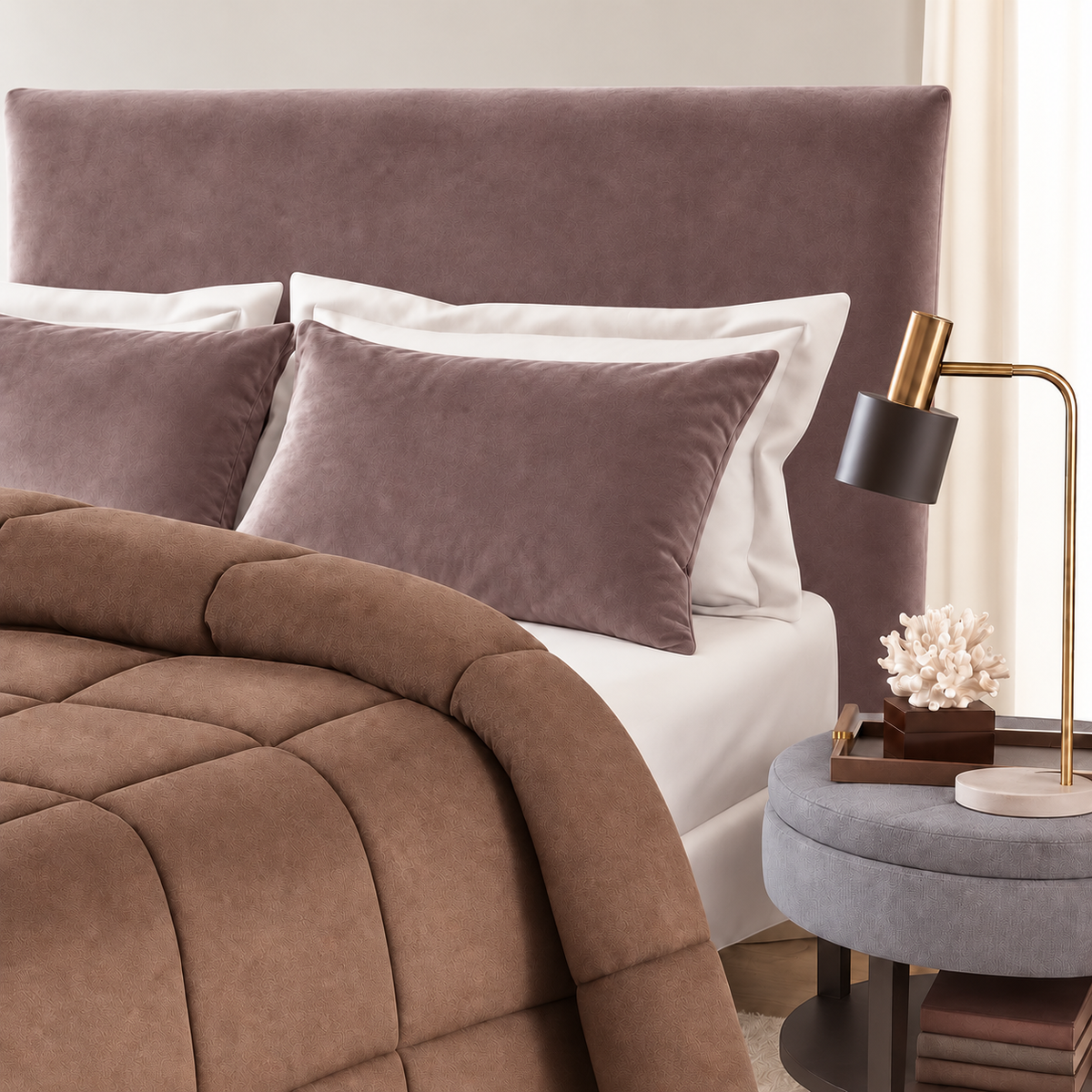 Copri testata / copri testiera  letto VELVET in velluto  - Marta Marzotto