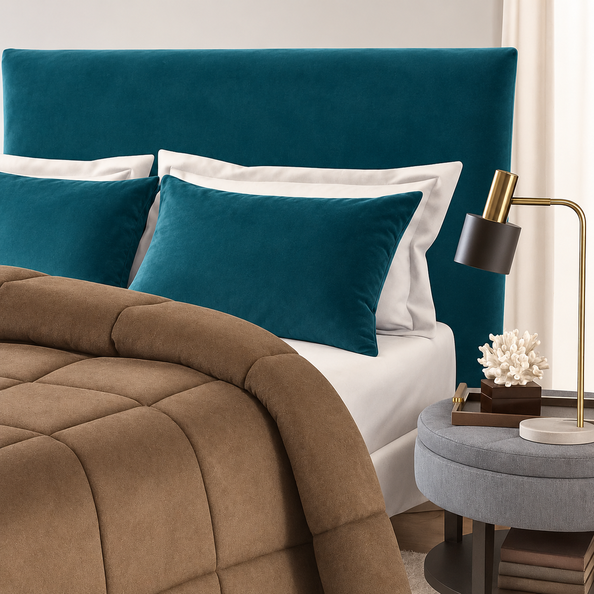Copri testata / copri testiera  letto VELVET in velluto  - Marta Marzotto