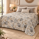 Telo Multiarredo Fantasia Foglie 2 Posti 260x260cm - BA