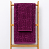 Set asciugamani 1+1 Viso e Ospite in Idrospugna 100% Cotone Brick - Karì