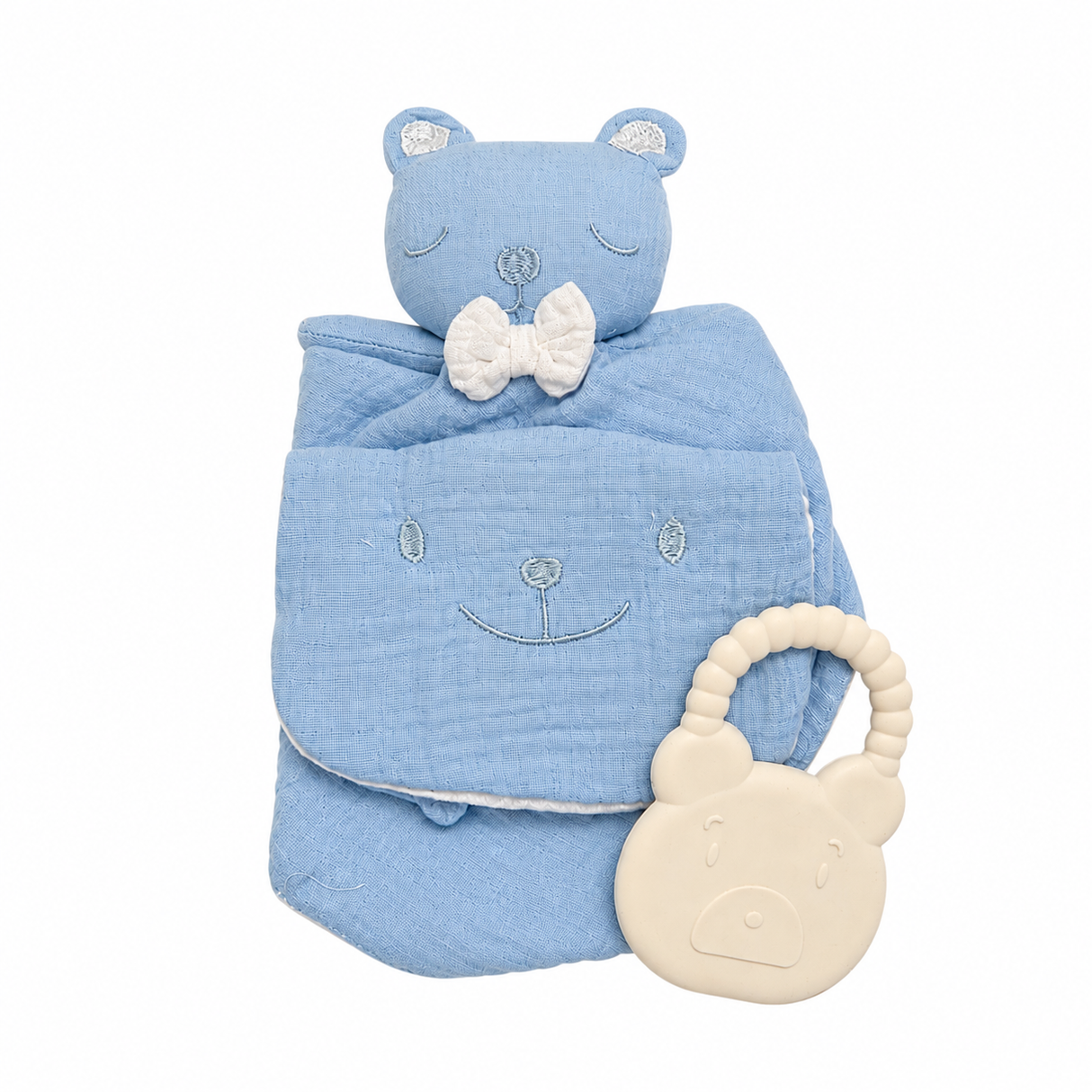 Set Gift Neonato con Dou Dou, Bavaglino e Dentizione - Ellepi