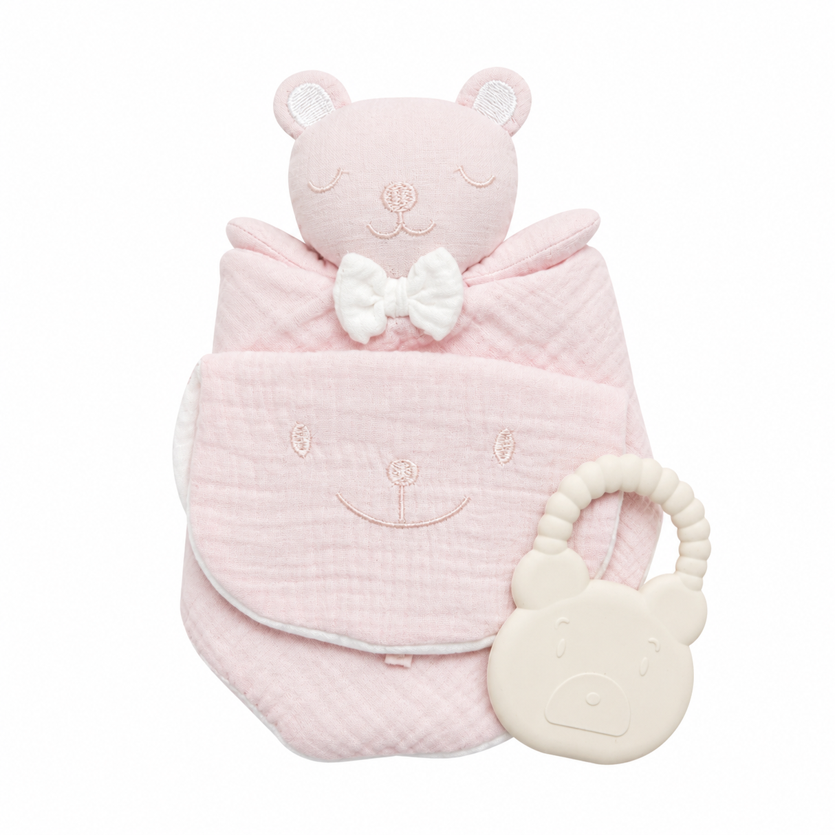 Set Gift Neonato con Dou Dou, Bavaglino e Dentizione - Ellepi