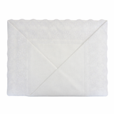 Completo Lenzuola Matrimoniale San Gallo 2 Casarredo in Cotone con Pizzo – Made in Italy