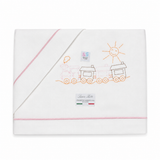 Completo Lenzuola Culla Trenino 100% Cotone - Linea Ketti
