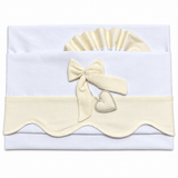 Completo lenzuola culla/passeggino dis.03 100% Cotone - Melanie
