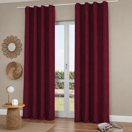 Pannello Tenda con Fascia Copri Bastone Hector Maè 145x290 cm - Via Roma 60