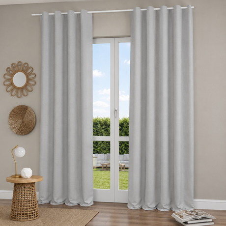 Pannello Tenda con Fascia Copri Bastone Hector Maè 145x290 cm - Via Roma 60