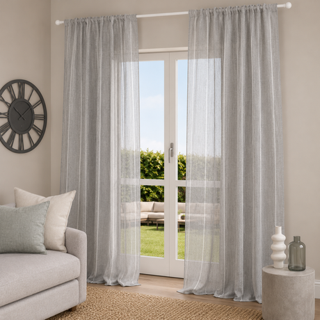Pannello Tenda con Fascia Copri Bastone Bonnie Maè 145x290 cm - Via Roma 60