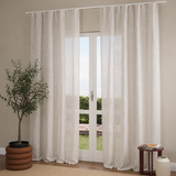 Pannello Tenda con Fascia Copri Bastone Pilar Maè 145x290 cm - Via Roma 60
