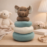 Pupazzo Impilatore Animaletti Baby con Suoni NG-4799 - Nazareno Gabrielli