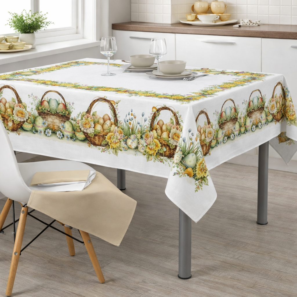 Tovaglia EASTER Dis.4732 per 6/12/18/24 Posti - Kari