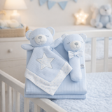 Set Baby 3 Pz Orsetto – Copertina + Dou Dou + Sonaglino - Nazareno Gabrielli