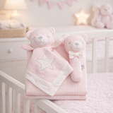 Set Baby 3 Pz Orsetto – Copertina + Dou Dou + Sonaglino - Nazareno Gabrielli