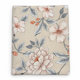 Telo Arredo Copritutto Flower 2 Posti 260x260 in Cotone - Il Filo