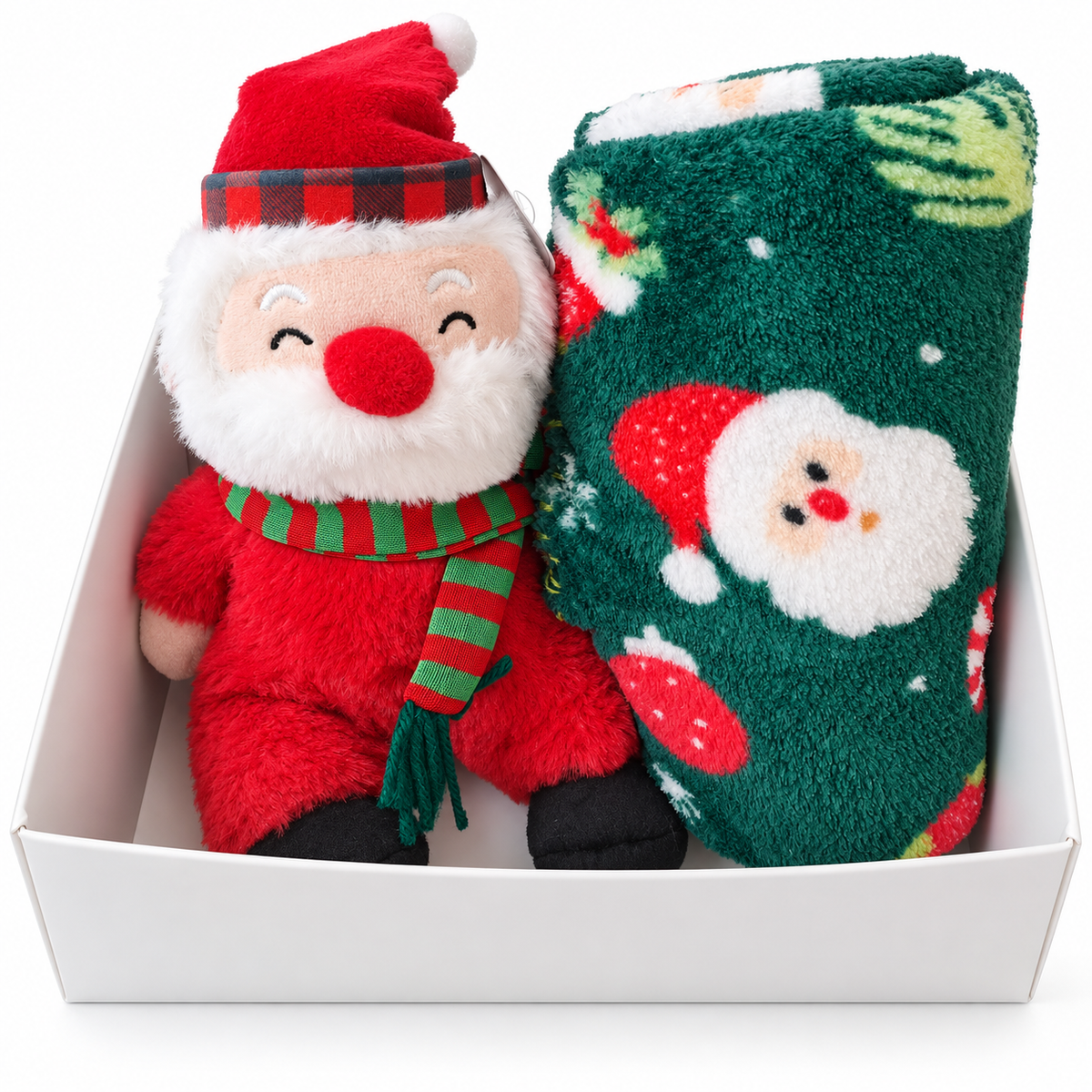 Set Copertina Culla e Peluche Natalizio art. B570 - I Batuffolini