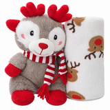 Set Copertina Culla e Peluche Natalizio art. B570 - I Batuffolini