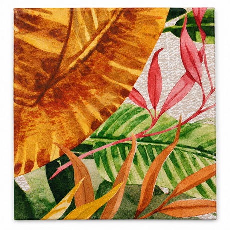 Telo Multiarredo C/Stampa Piazzata Foliage 250x280 cm - Linea Oro