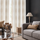 Pannello Tenda Ricamato Lagos con Borchie e Finitura con Piombo 140x280cm - Linea Oro