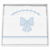 Completo Lenzuola Culla Fiocco ART.6032 100% Cotone - Dolci Sogni
