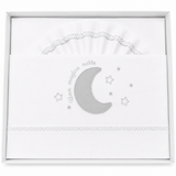 Completo Lenzuola Culla Luna "Una magica notte" ART.6030 100% Cotone - Dolci Sogni