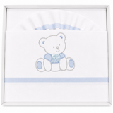 Completo Lenzuola Culla Orsetto ART.6005 100% Cotone - Dolci Sogni