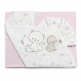 Completo Lenzuola per Carrozzina o Co-sleeping 100% Cotone 3 Pezzi - Bruco Bruco