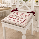 Coppia Cuscini Coprisedia Shabby Chic con Rose e Pois - Karì