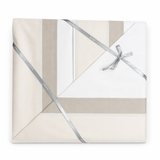 Completo Lenzuola Matrimoniale Saturnia Karì in Cotone con Bordo – Made in Italy