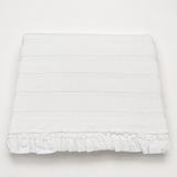 Copriletto Matrimoniale Mariage Botticelli – Jacquard Matelassé 100% Cotone con Rouches