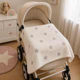 Copertina Culla Jacquard Stelline NG447 dis. 2 - Nazareno Gabrielli