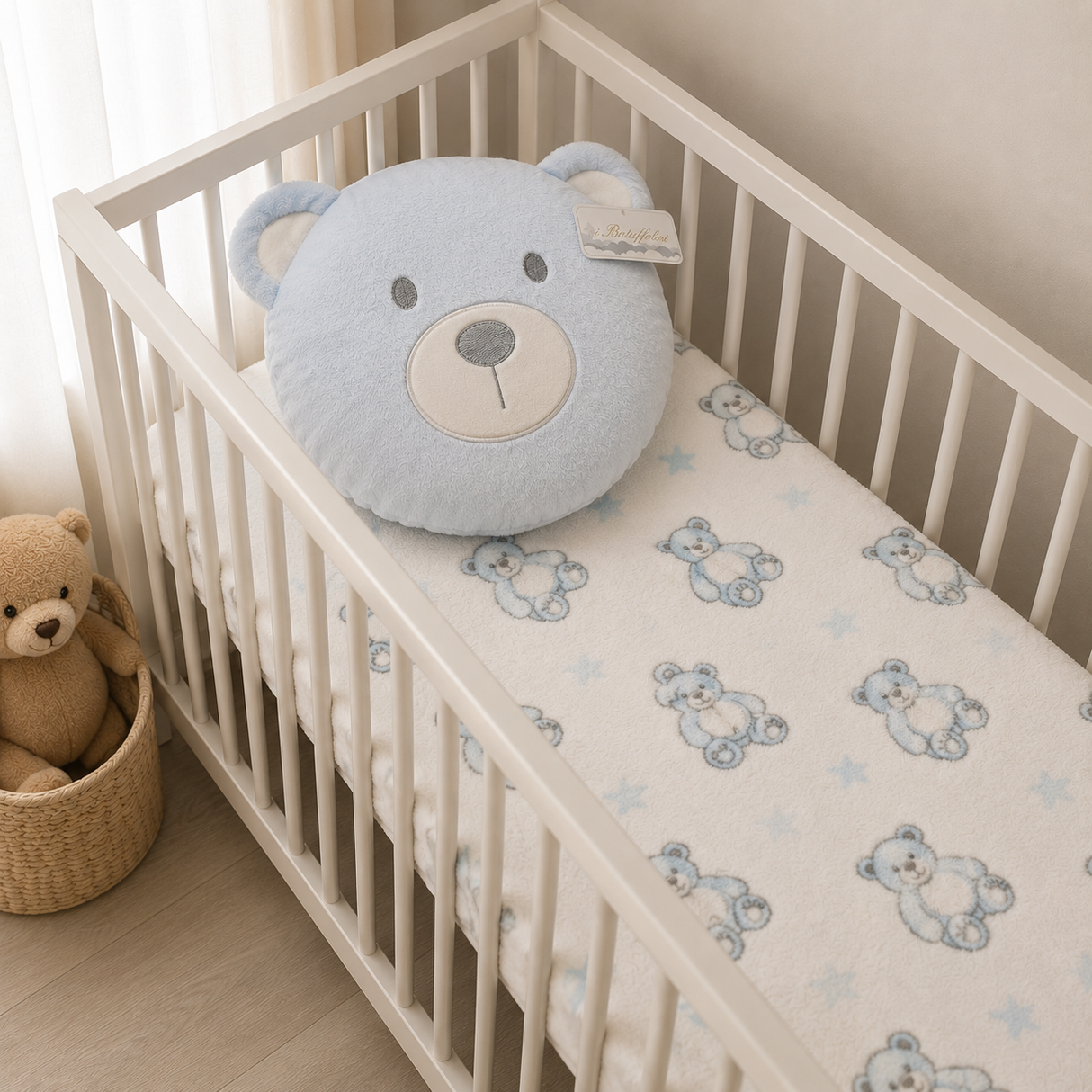 Copertina Culla con Cuscino Coordinato art. B564 - I Batuffolini