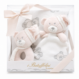 Copertina Culla con Sonaglio e Doudou art. B567/1 - I Batuffolini
