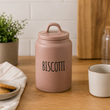 Biscottiera in Ceramica con Coperchio 13,5x24,5cm - Cucina&Cottura