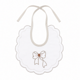 Bavaglino Neonato Fiocco 100% Cotone- Irge