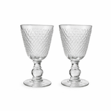 Set 2 Calici o Bicchieri Artiginali Trasparente - Hanna Home
