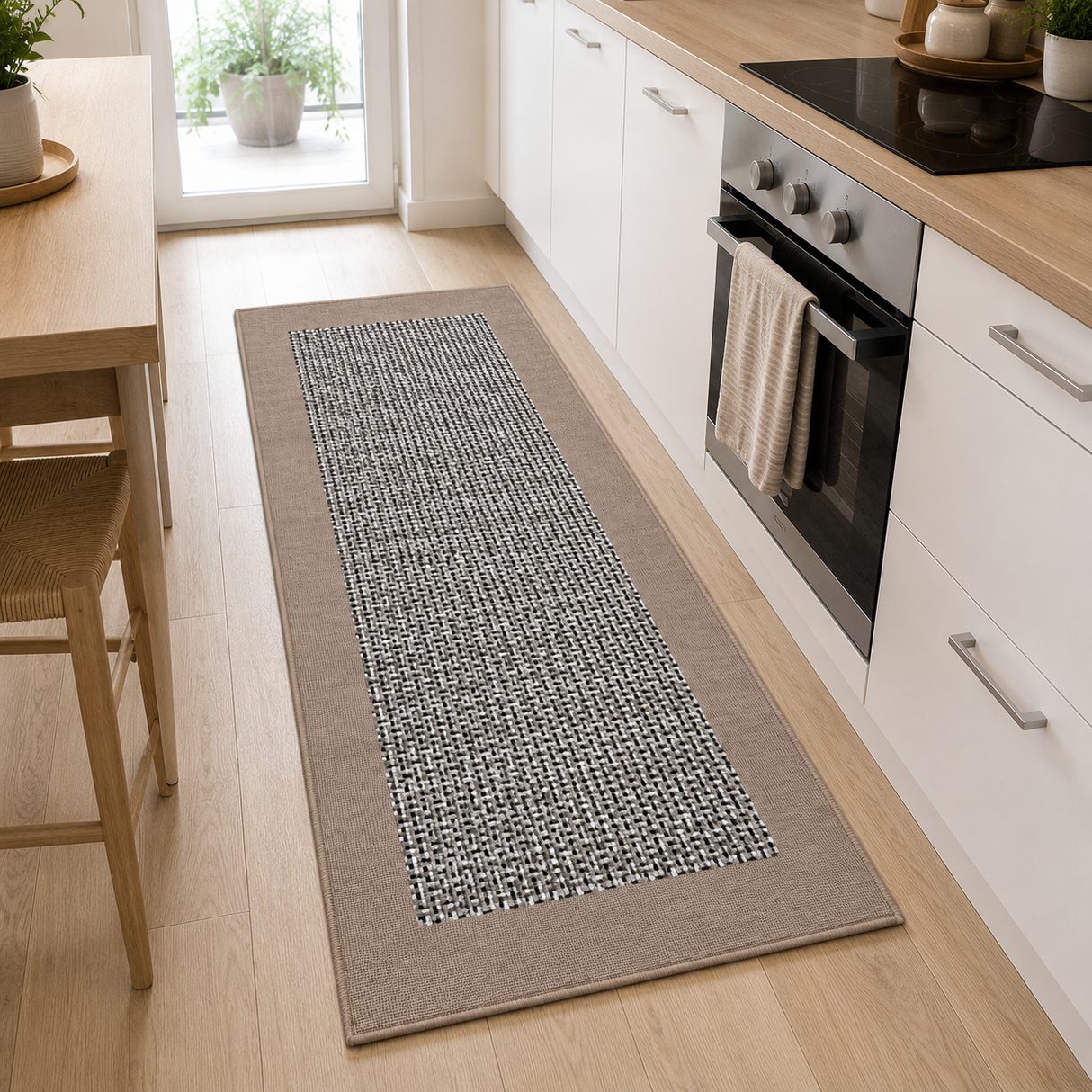Passatoia Cucina Antiscivolo Multiuso – Tappeto Runner Lavabile Vari Colori e Misure