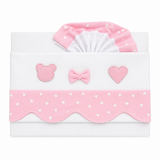 Completo lenzuola culla dis.01 100% Cotone - Melanie