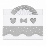 Completo lenzuola culla dis.01 100% Cotone - Melanie