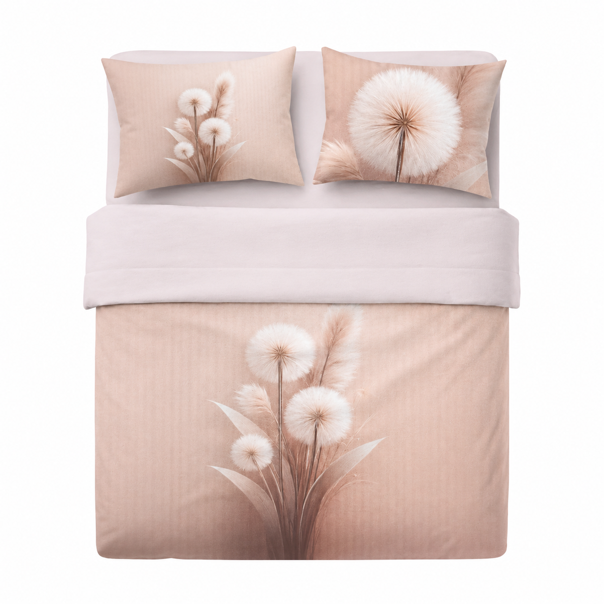 Completo Lenzuola Copriletto Matrimoniale SOFFIO 100% Cotone - Biancaluna