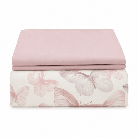 Completo Lenzuola Matrimoniale Cotone Digitale Arte Tessile Butterflies - Home Sweet Home (Copia)