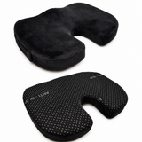 Cuscino Comfort Ergonomico per Sedia in Memory Foam 44x35x7cm - Daunex