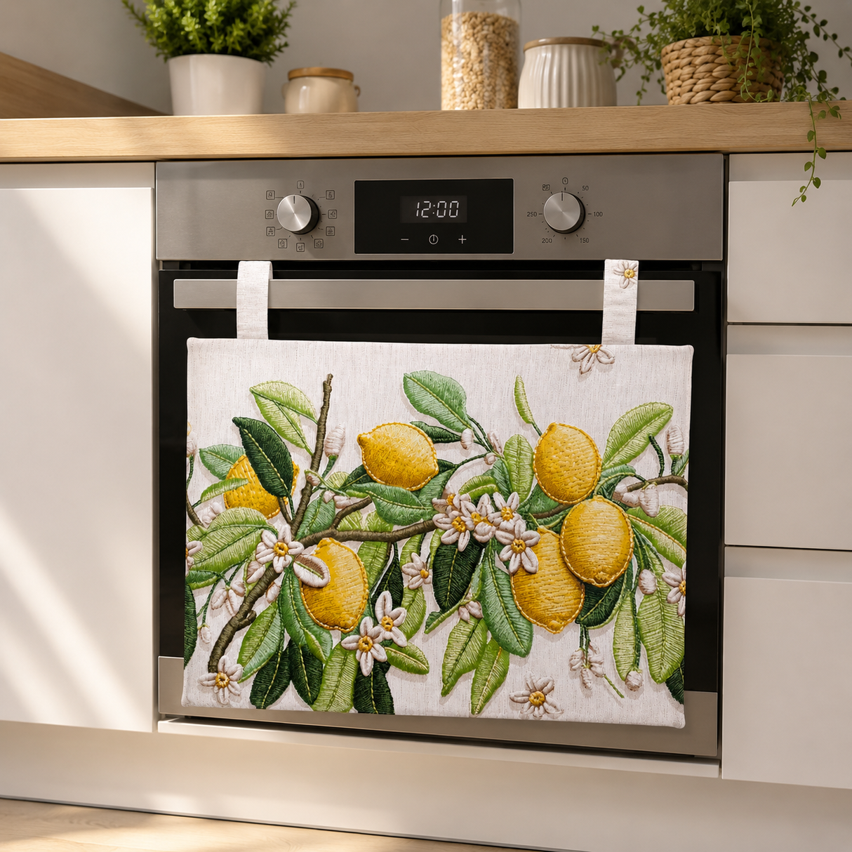 Copriforno Fruit Stampa Digitale 3D 100% Cotone 47x33cm - Zucchissime