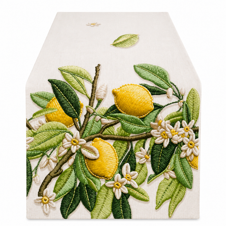 Runner Fruit Stampa Digitale 3D 100% Cotone 43,5x133 cm - Zucchissime