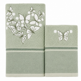 Coppia Asciugamani Viso + Ospite Elsa 100% Cotone - Vingi