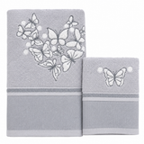 Coppia Asciugamani Viso + Ospite Elsa 100% Cotone - Vingi